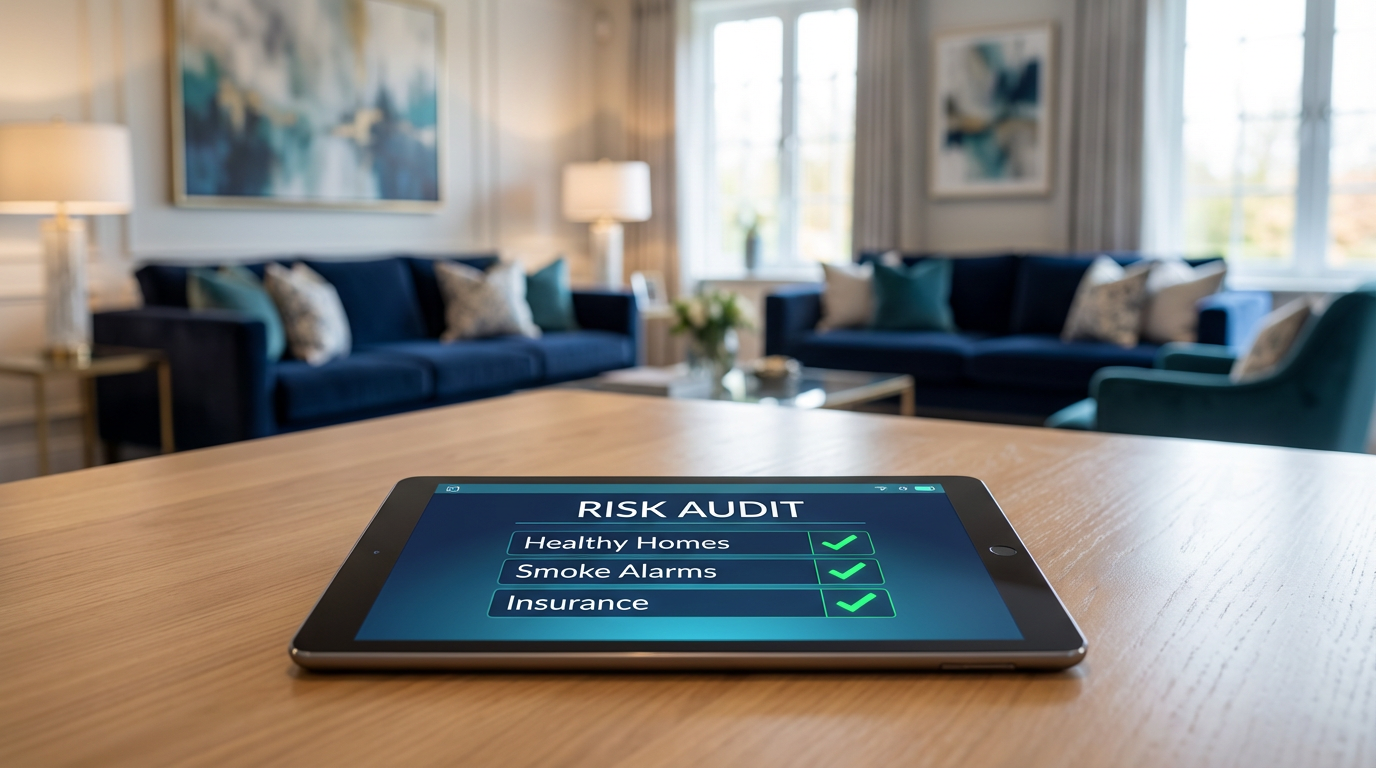 risk register on a table
